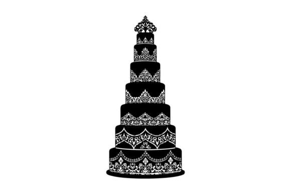 Download Elegant Black Wedding Cake with White La - Black wedding Collection