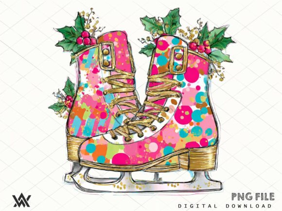 Download Colorful Glitter Christmas Png Design - Premium Resources